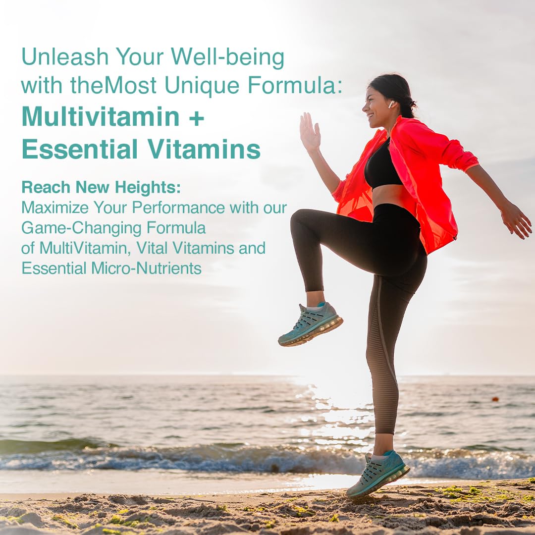 SWISSLIFE FOREVER Multivitamin Gummies | Micronutrients Vitamin C,A,D,E,B6,B9,B12 | Sugar-free | Enhances Immunity and Overall Health | Strawberry Flavour for Men & Women (60 Gummies)