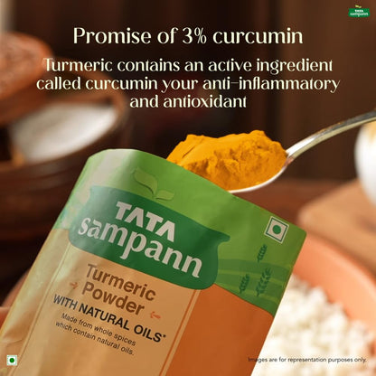 Tata Sampann Turmeric Powder With Natural Oils, 500g, Haldi Powder