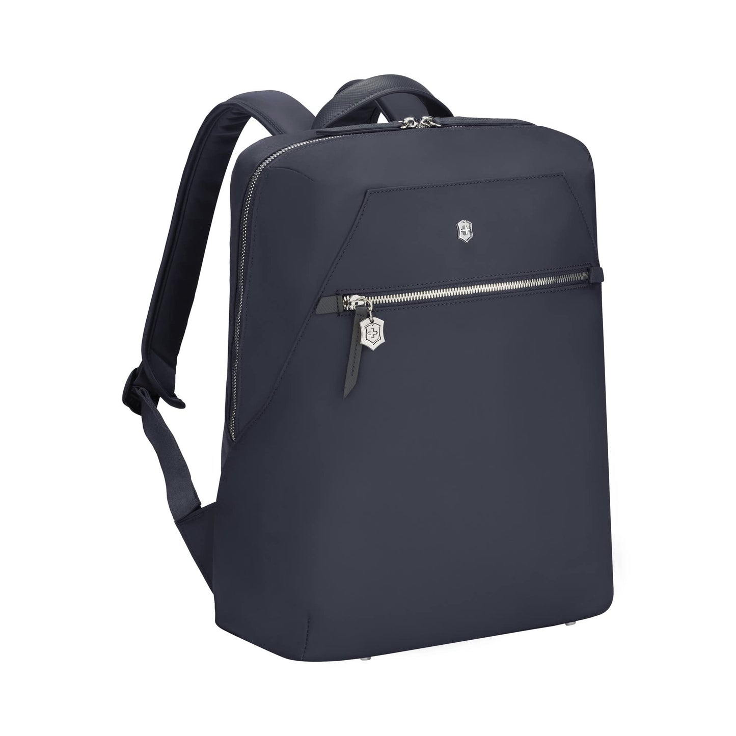 Victorinox Victoria Signature Women Compact Backpack, 14'' Laptop & 10'' Tablet Pocket, Midnight Blue, Swiss designed (612204)