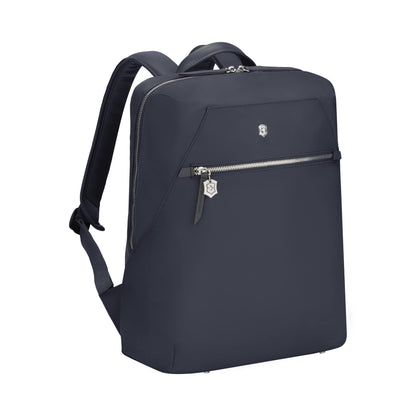 Victorinox Victoria Signature Women Compact Backpack, 14'' Laptop & 10'' Tablet Pocket, Midnight Blue, Swiss designed (612204)