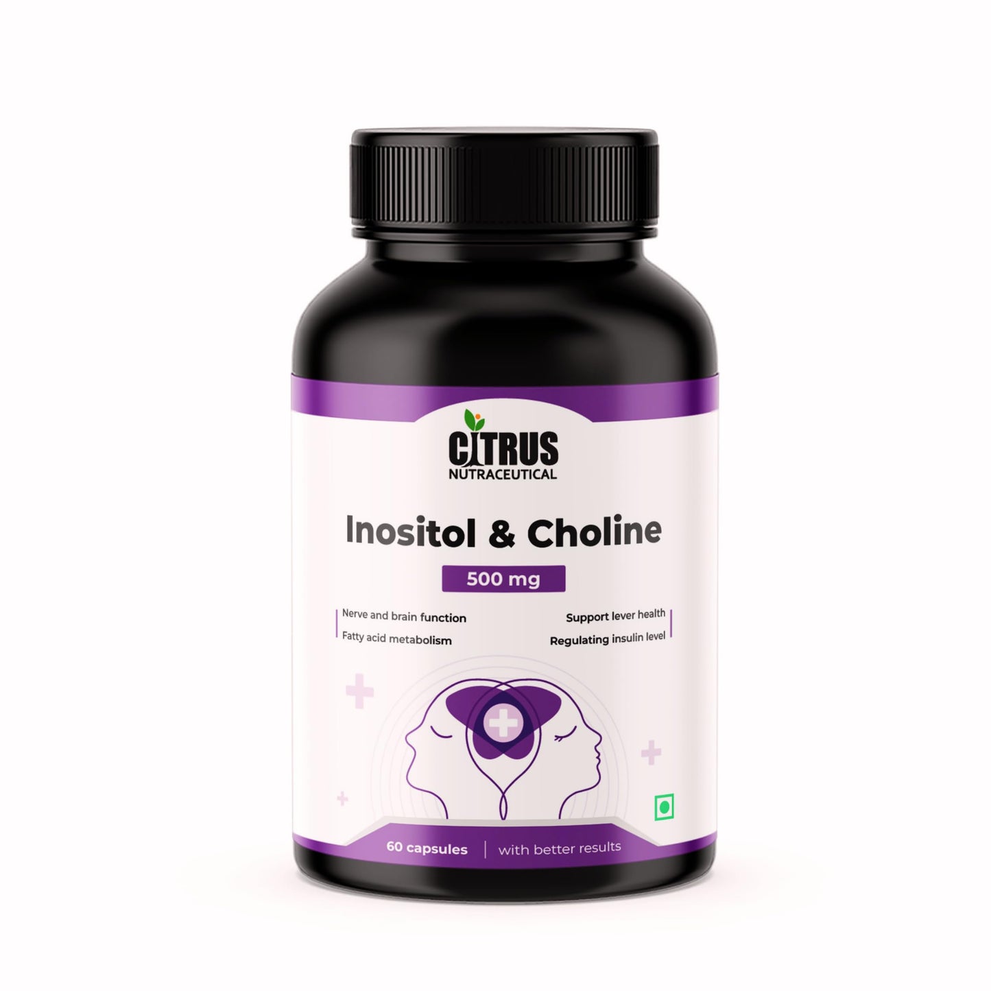 CITRUS NUTRACEUTICALS Choline & Inositol 500mg Capsules