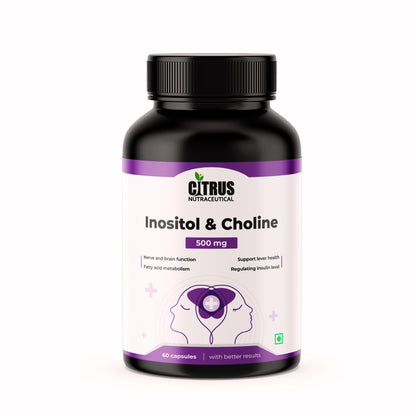 CITRUS NUTRACEUTICALS Choline & Inositol 500mg Capsules