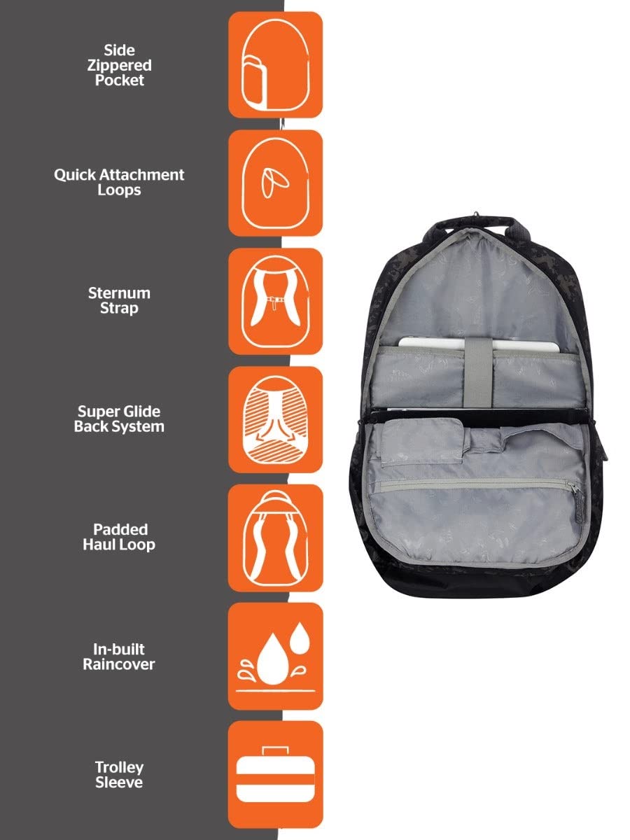 Wildcraft Safara Tactical 4 32L 5 Compartment Laptop Backpack (12966) (- image 3