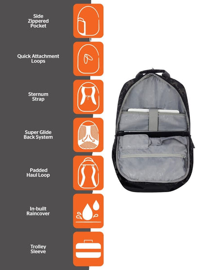 Wildcraft Safara Tactical 4 32L 5 Compartment Laptop Backpack (12966) (- image 3