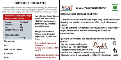 Expelite Personalised Chocolates with Names/Photo - 25 pc Personalized Chocolates for Birthday