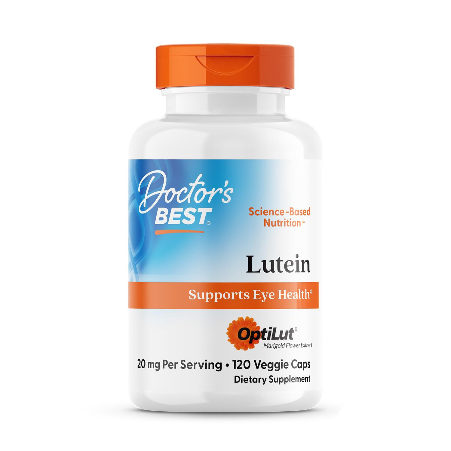 Doctors Best Lutein 10mg with Zeaxanthin 120 veggie caps