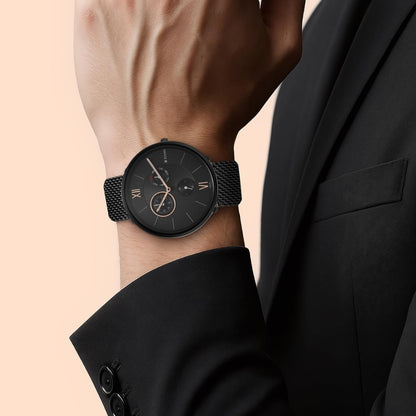Titan Black Dial Analog Watch for Men-1877NM01