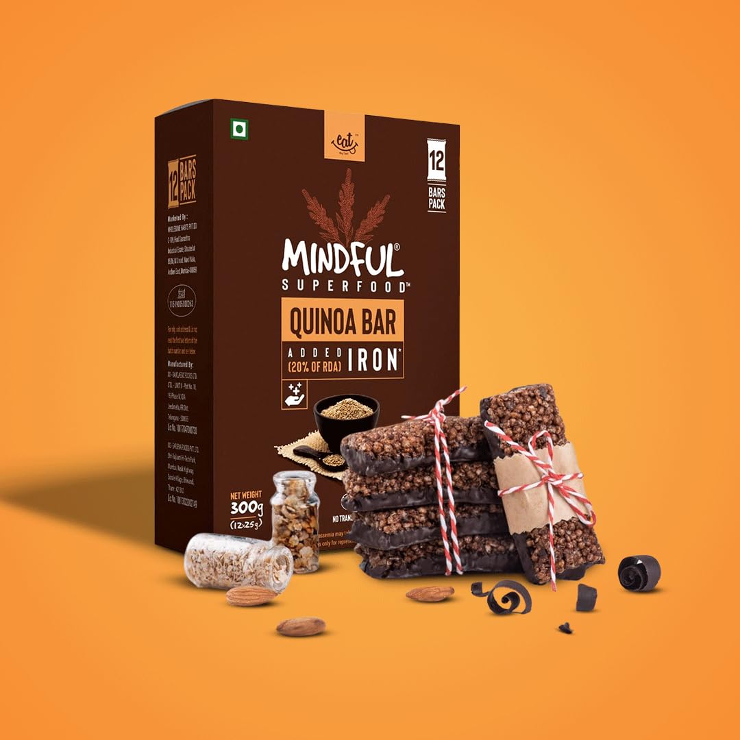 Eat Anytime Healthy Energy Quinoa Bar | Gluten Free & High Fiber | Ener- image 7