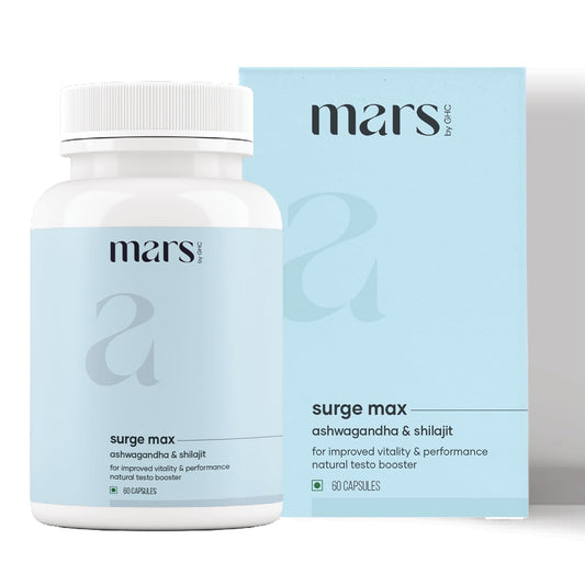 mars by GHC Surge Max | Contains Shilajit, Ashwagandha, Gokshura, Safed Musli Ca