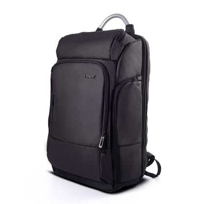 Timus Seattle Black Professional Laptop Backpack for Men & Women 24 L with 15.6 Inch Laptop Compartment | Water resistant with USB Port Anti-Theft Bag | Premium Polyester Fabric