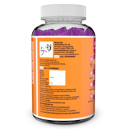 Naturyz Natural Vitamin C Gummies with Amla & Zinc | Immunity & Antioxidant Support | No Added Sugar, Plant-Based | No Ascorbic acid | Better Absorption & Bioavailability | Tasty Daily Wellness Supplement (Tamarind Flavour)- 50 gummies