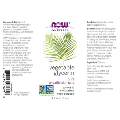 Now Foods Pure Versatile Skin Care Liquid Vegetable Glycerine - 118 Ml- image 6