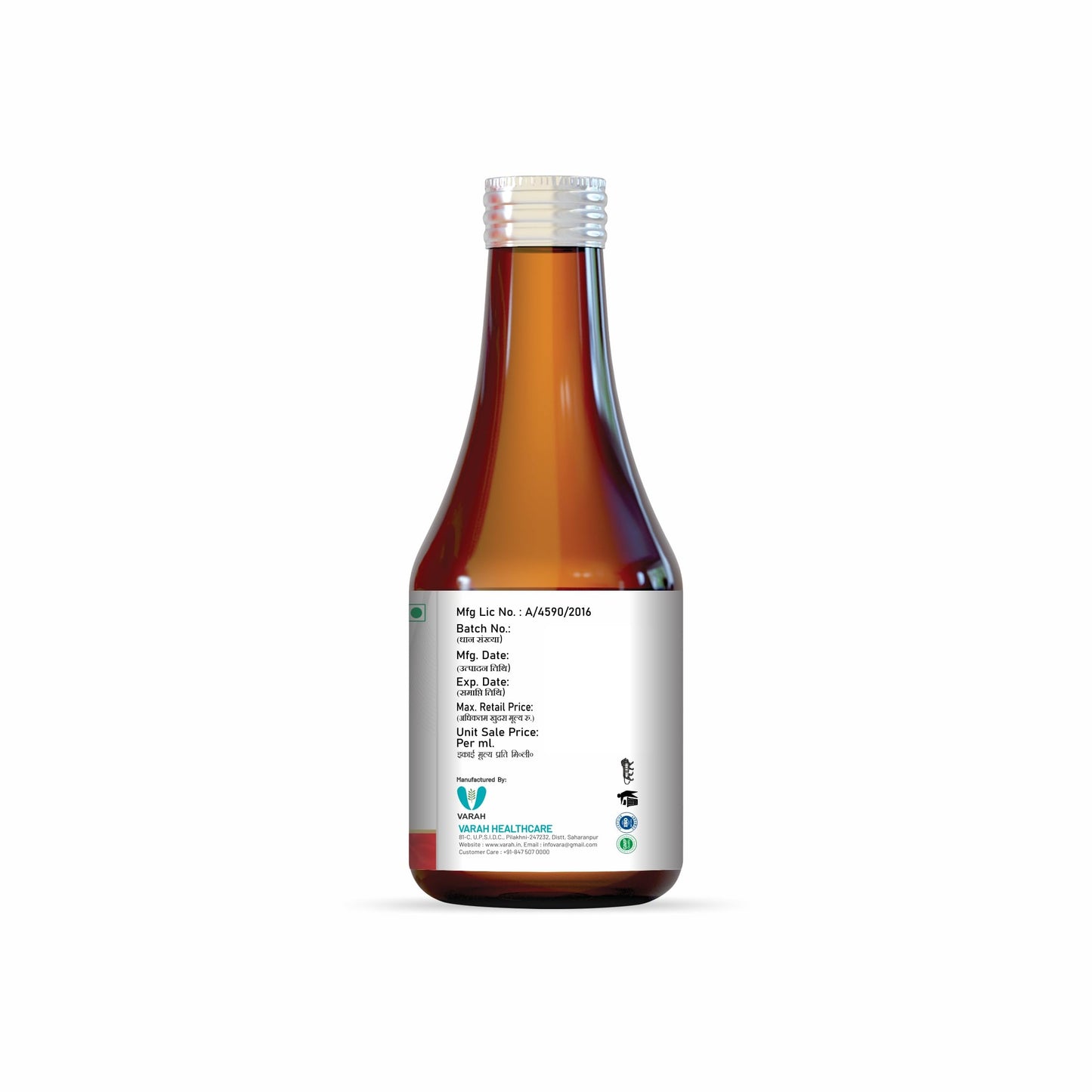Varah Healthcare Blood Purifier Syrup 200ml | Herbal Ayurvedic Syrup with Natural Ingredients | Support Detox, Promotes Cleansing and Skin Purity | Traditional Herbal Tonic for Daily Wellness