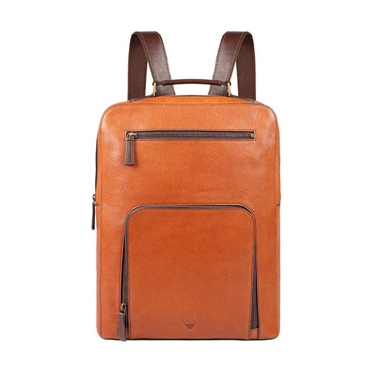 Hidesign Men's Laptop Backpack (Tan), 12 Litres