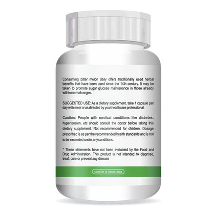 Healthy Nutrition - Just for the Health of it Natural Bitter Melon Supp- image 4