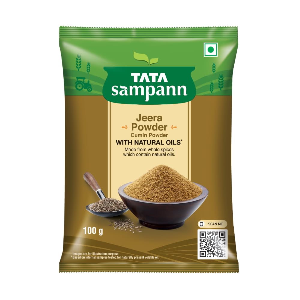Tata Sampann Jeera Powder With Natural Oils, 100g, Cumin Powder, Jeera Masala