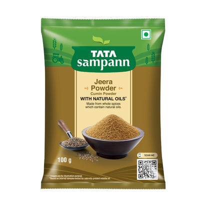 Tata Sampann Jeera Powder With Natural Oils, 100g, Cumin Powder, Jeera Masala