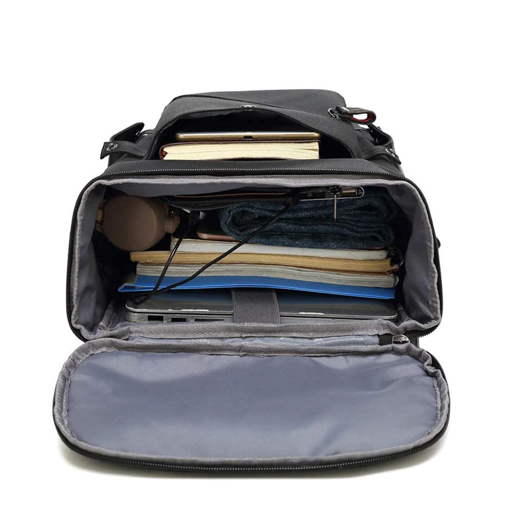 The Clownfish Unisex Backpack for Laptop 15.6 inch Bag (Grey with Khaki- image 2