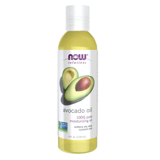 Now Foods Avocado 100% Pure Moisturizing Oil - 118 Ml