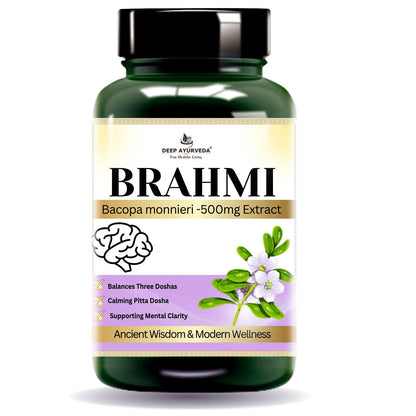 Deep Ayurveda Brahmi Vegan Capsules