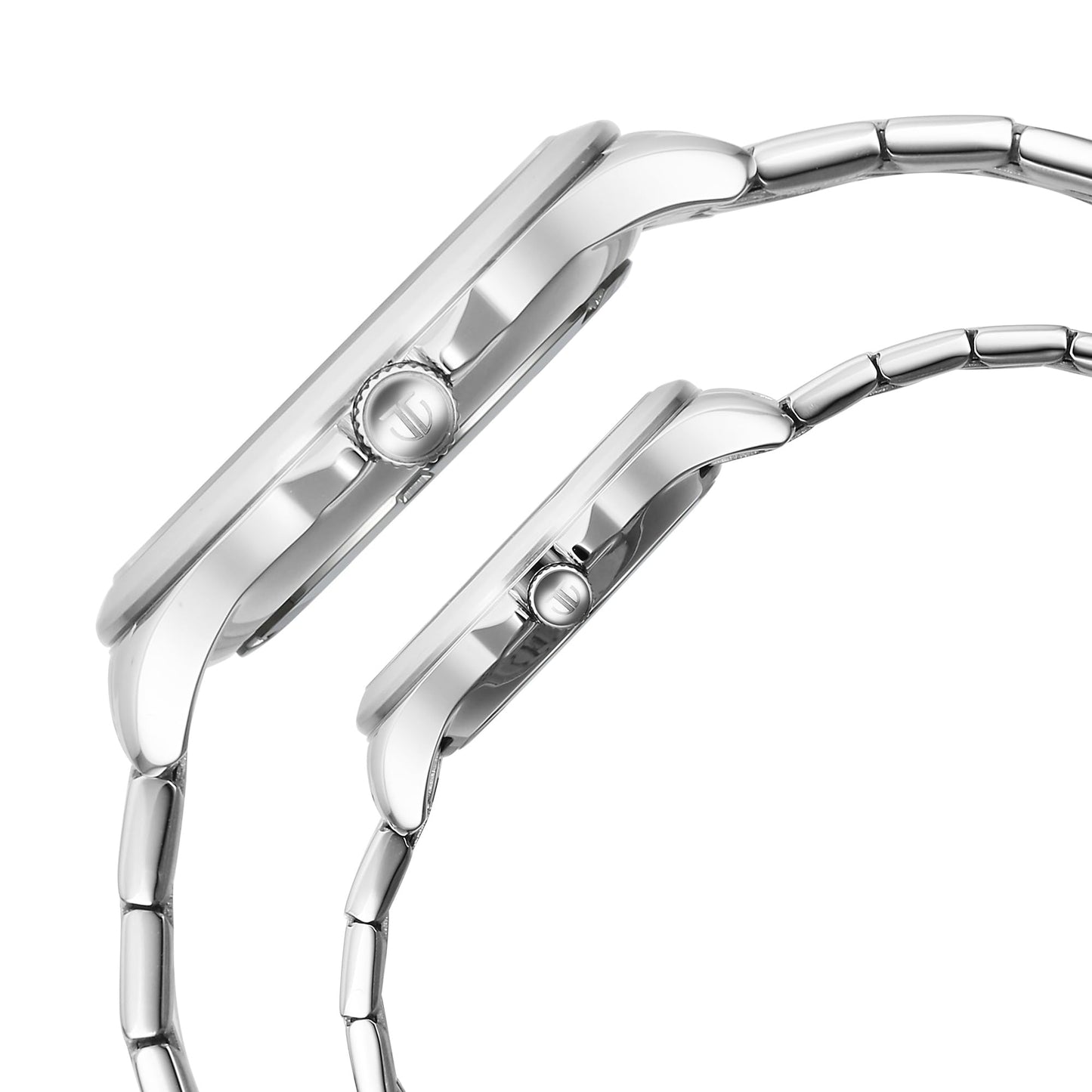 Titan Unisex Modern Bandhan Quartz Analog Blue Dial Pair Watches- image 3