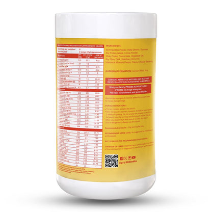 Pro360 Classic Daily Wellness Nutritional Protein Supplement Powder for Men and Women - Instant Beverage Mix - 200+200g (Kesar Badam) Pack of 2