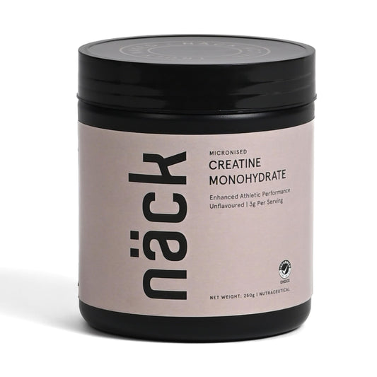 Näck Micronised Creatine Monohydrate 250gm Unflavoured | 100% Pure | Informed Choice Certified | Strength, Energy, Cognitive & Athletic Performance Supplement | Zero Sugar & Calories