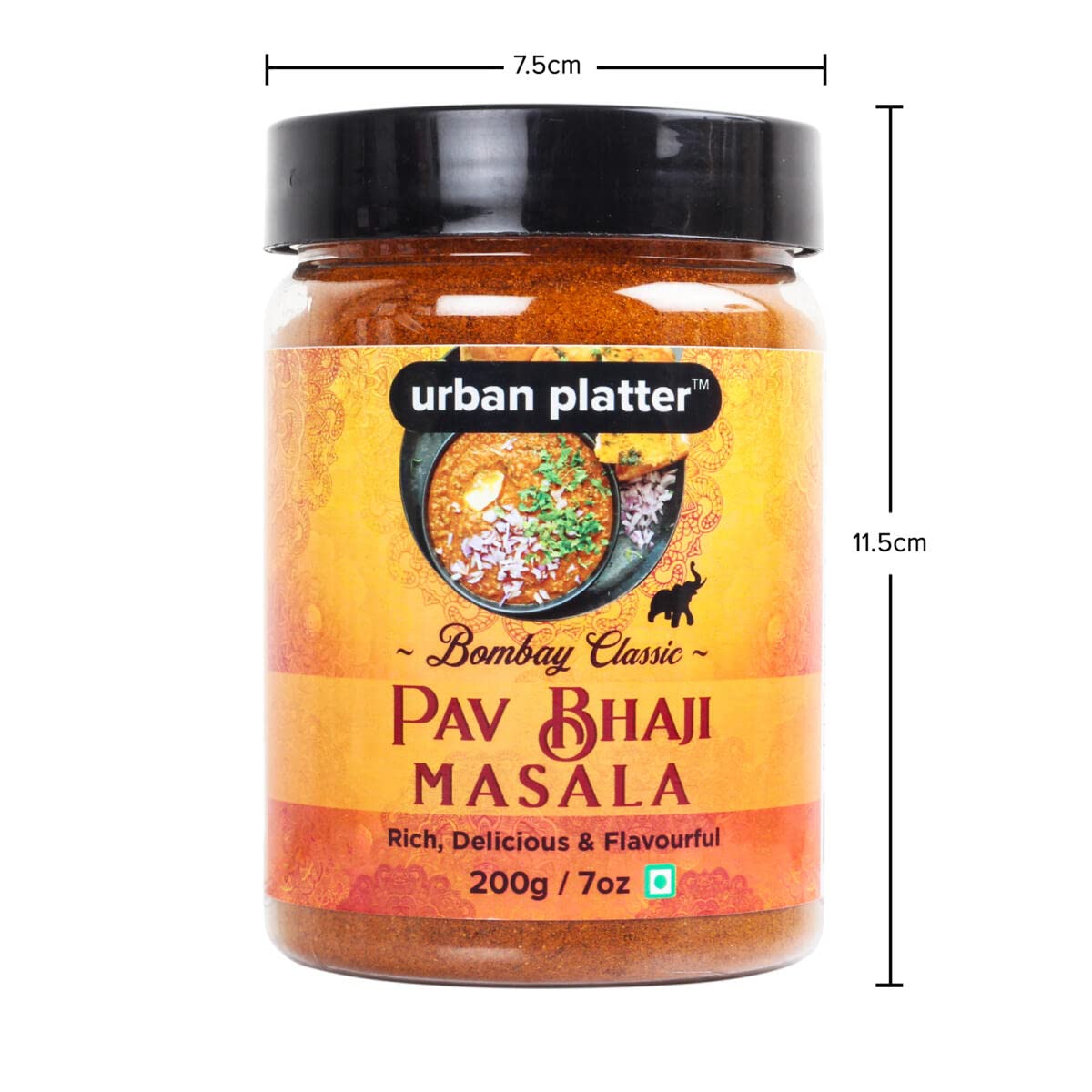 Urban Platter Bombay Pav Bhaji Masala, 200g / 7oz [Delicious & Flavourful]