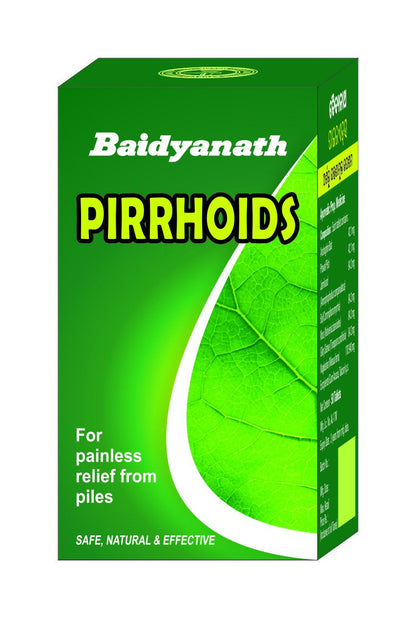 Baidyanath Pirrhoids Tablets | Arshoghini Bati, Prawal Pisti, Jamikand, Mesua Fe