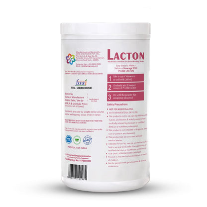 Pro360 Lacton for Breastfeeding and Lactating Mothers Milk Nutrition Powder - Lactation Supplement Booster with Herbal Extracts, Helps to Increase Breast Milk - Masala Milk Flavor 750g