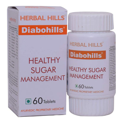 Herbal Hills Diabohills Tablets, (60 Tablets Pack) | Supports Sugar Control & Pa