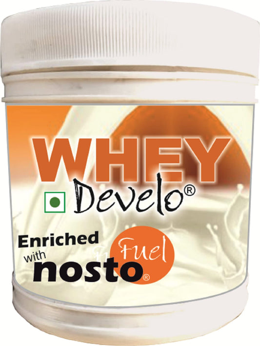 Develo Whey Protein Powder - 500 g (Kesar Badam)