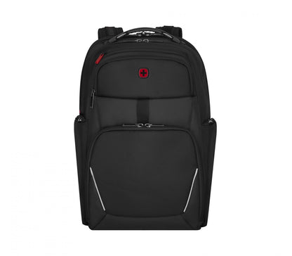 WENGER Meteor 17" Laptop Backpack, Black, 30 Litres, Swiss Designed, 653188