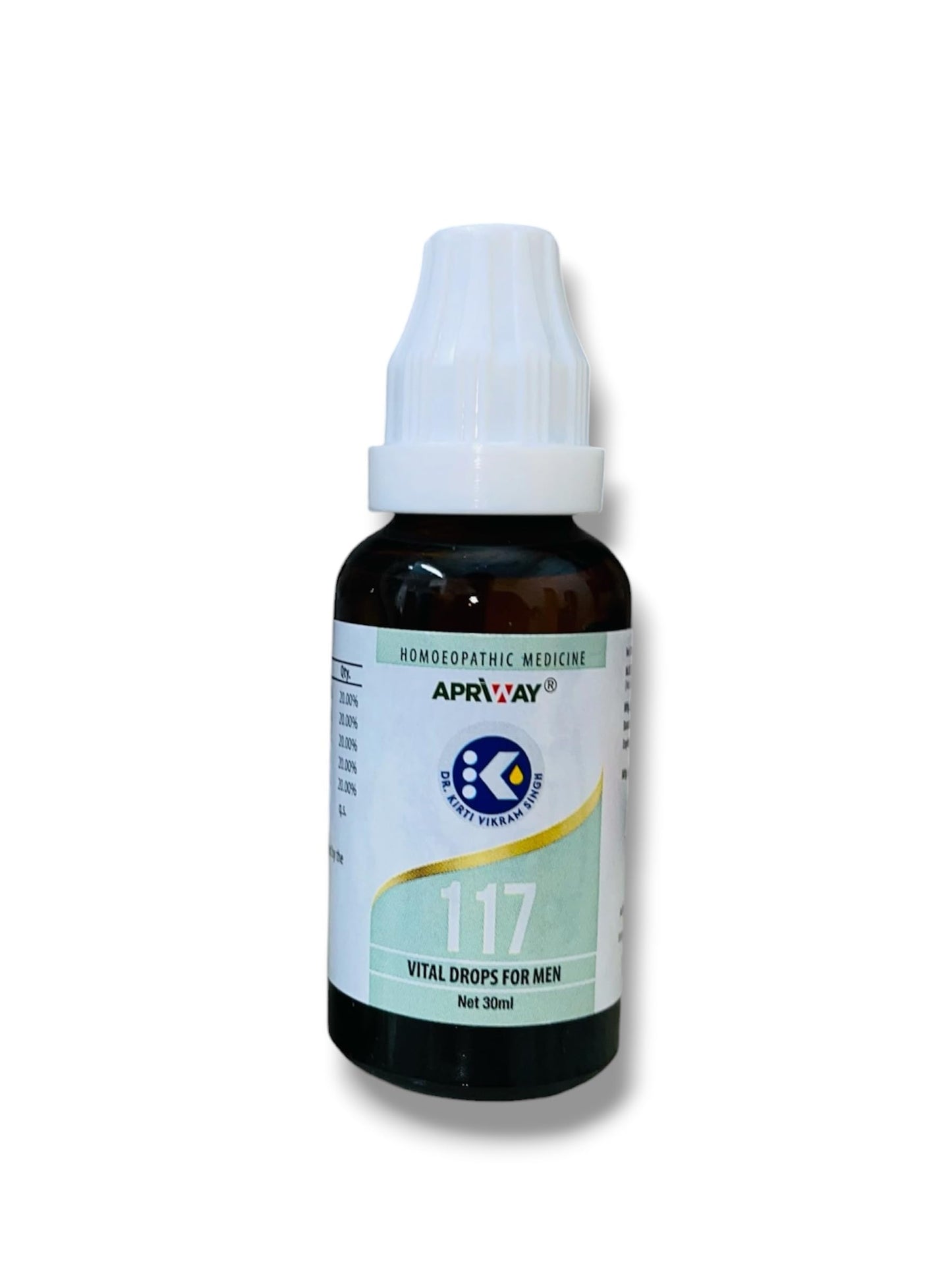 Dr Kirti Vikram 117 Drop 30ML Apriway (Pack Of 1)