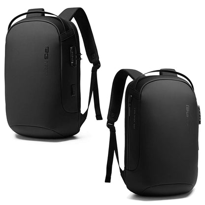 Red Lemon Bange Swiss Alpine sami Water-Resistant Anti-Theft Unisex Travel Laptop Backpack For Men's And Women's With Usb Charging And Password Number Lock (Black) (Medium Size), 20 Litre