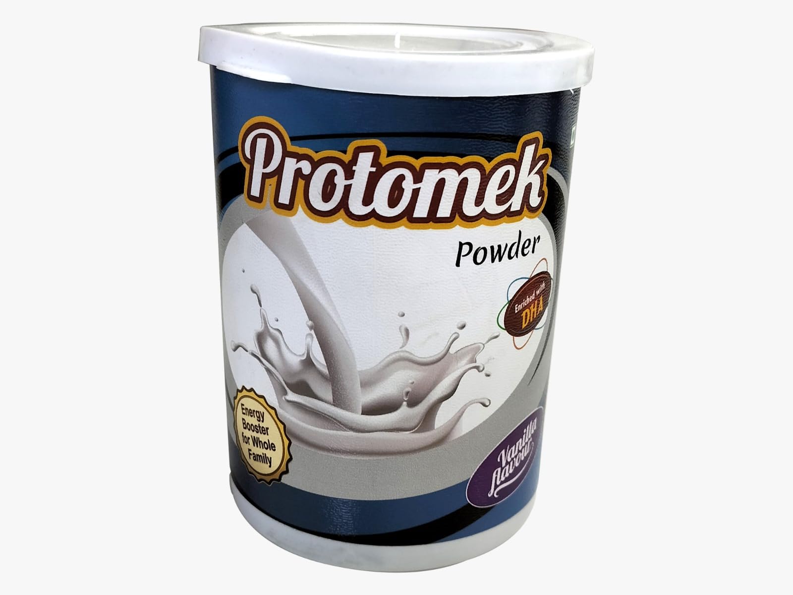 PROTOMEK Gelmek Vanilla Protein Powder with Vitamins, Zinc, Minerals & DHA – 200g