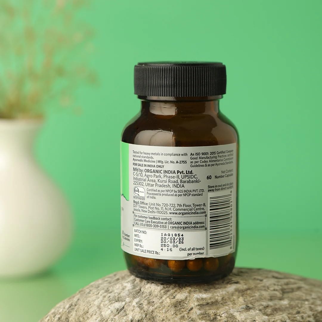 Organic India Flexibility -Pack Of 60 Capsules- image 4