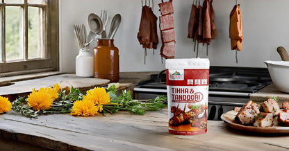 EATERY HARVEST by Saipro Tikka & Tandoori All in ONE Marinade Powder 200 gm, malai tandoori tikka masala powder Ready To use For Marination, Seasonings| Spice Rubs |Spice Premixes| Aromatic spice mix, No added preservatives, No added color, No added sugar