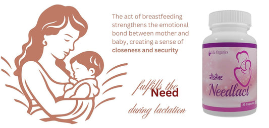 Life Organics Lactation Granules for Breast Milk 20mg | Increases Milk Supply | With Herbs Like Contains fenugreek, fennel, and other galactagogue herbs|