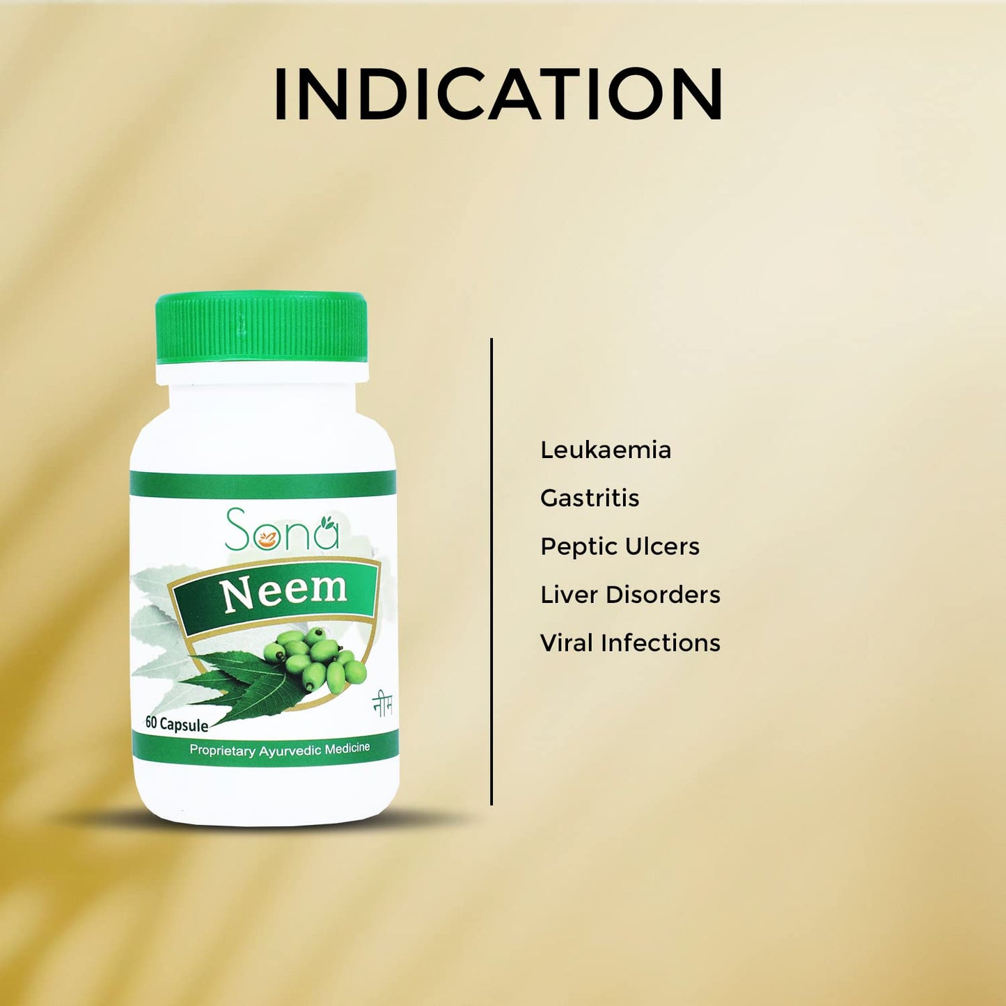 SONA HEALTH CARE NEEM EXTRACT CAPSULSES (PACK OF 3)
