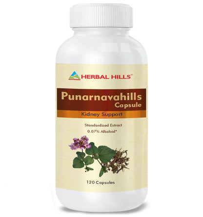 Herbal Hills Punarnava capsules (120 Capsules (Pack of 5))
