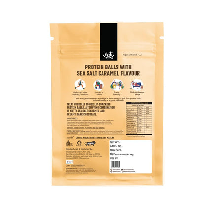 Eat Anytime Sea Salt Caramel Protein Balls | 30% Whey Protein | Rich in- image 2