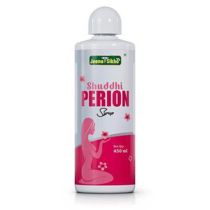 Jeena Sikho Perion Syrup – With Dashmool, Kala Jeera, Kala Til, Arishtas & Asavas, 450ml