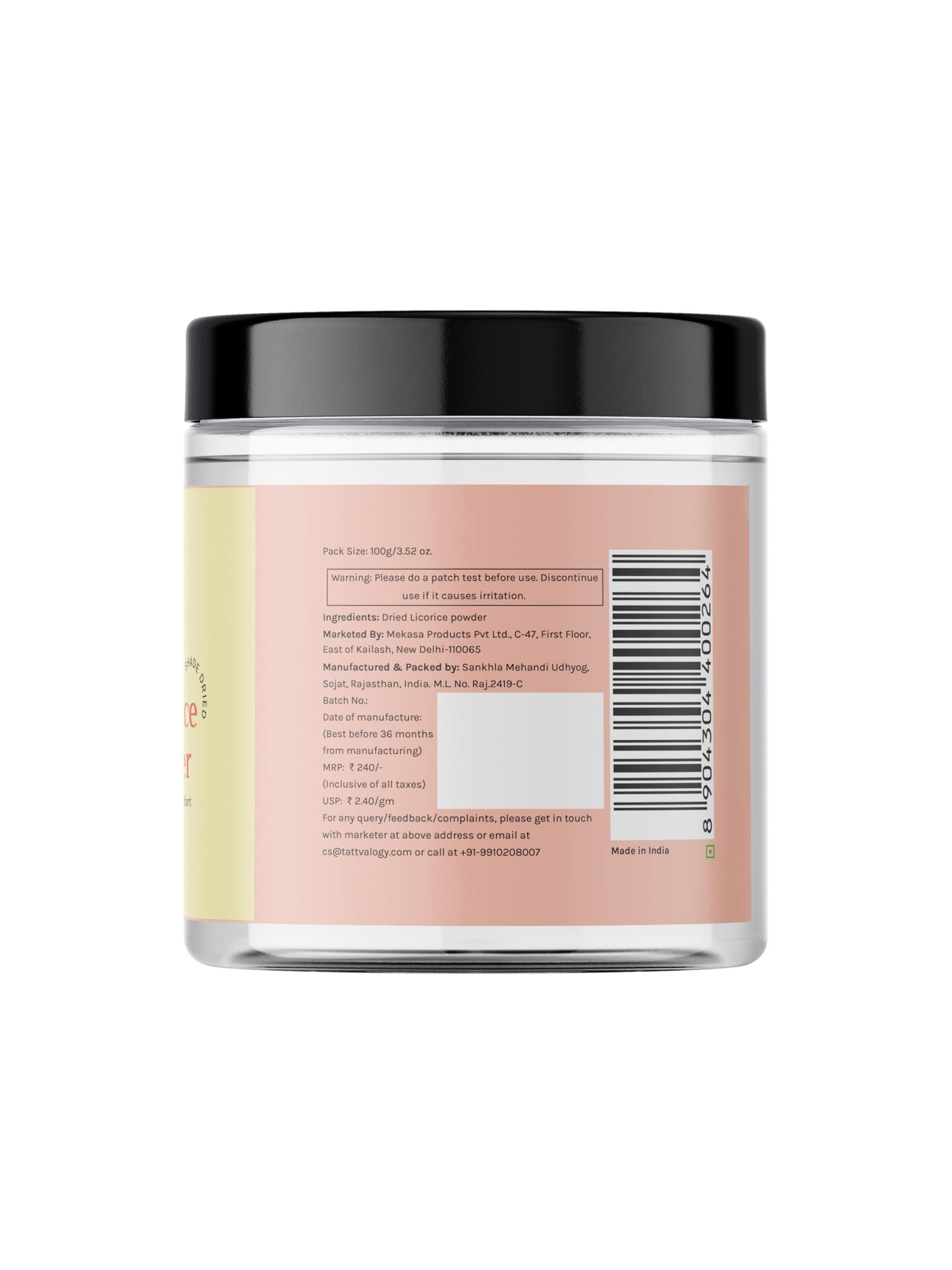 Tattvalogy Licorice Root Powder | Mulethi Powder - 100 GM- image 6