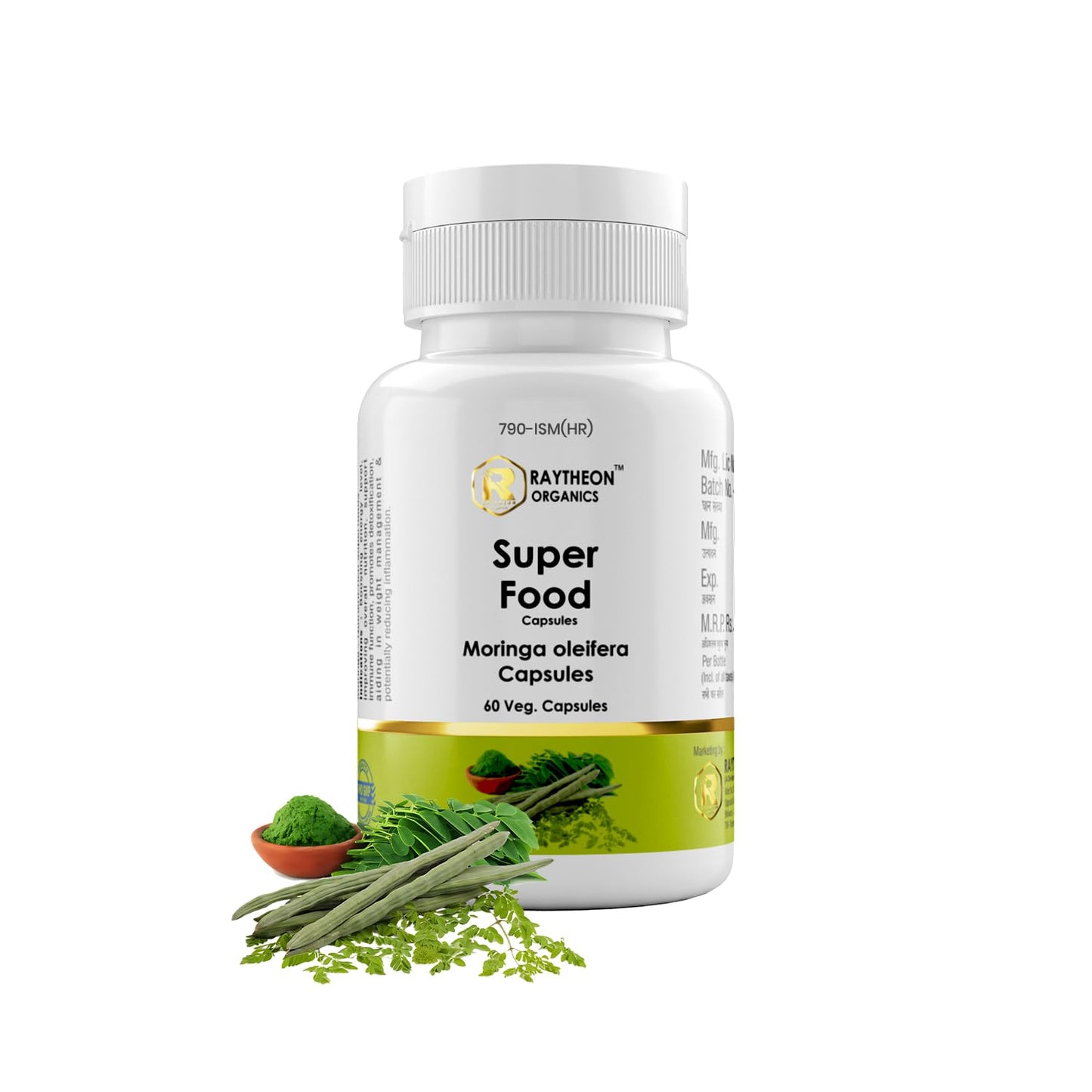 RAYTHEON ORGANICS Superfood Capsules – Ultimate Superfood Supplement & Multivitamin Capsules for Enhanced Wellness, Energy & Immunity