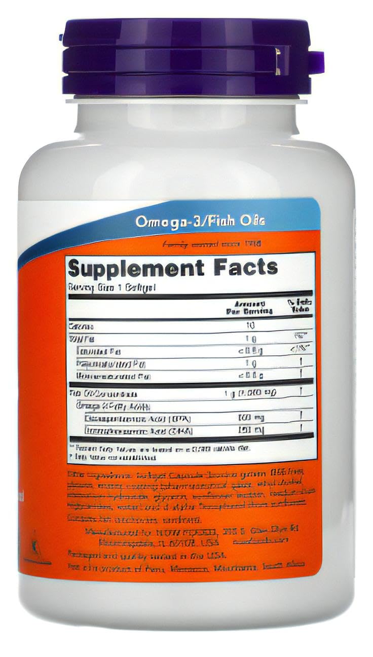 Now Foods Ultra Omega 3 Fish Oil 90 Softgels- image 2