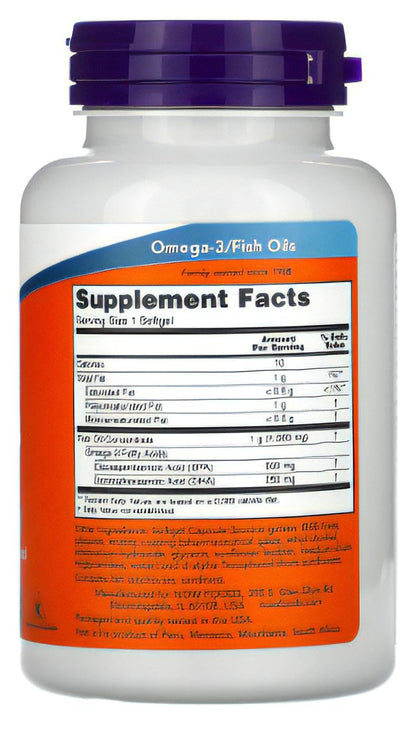 Now Foods Ultra Omega 3 Fish Oil 90 Softgels- image 2