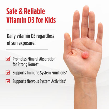Nordic Naturals Vitamin D3 Gummies Kids - 400 IU Vitamin D3 For Kids |- image 3
