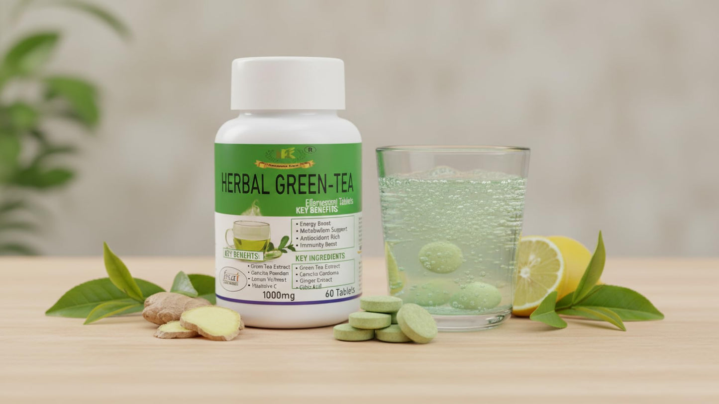 Herbal Green Tea Effervescent Tablets
