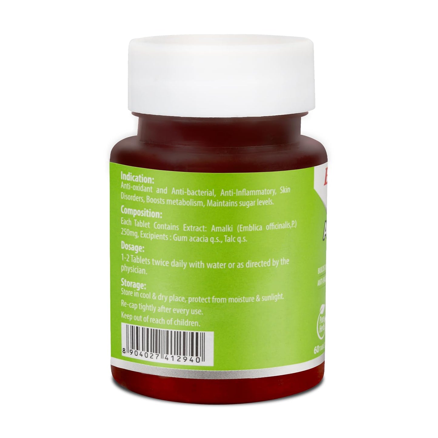 Baidyanath Amlaki (Amla) 60 Tablets - Natural Health Booster for Enhanc- image 2